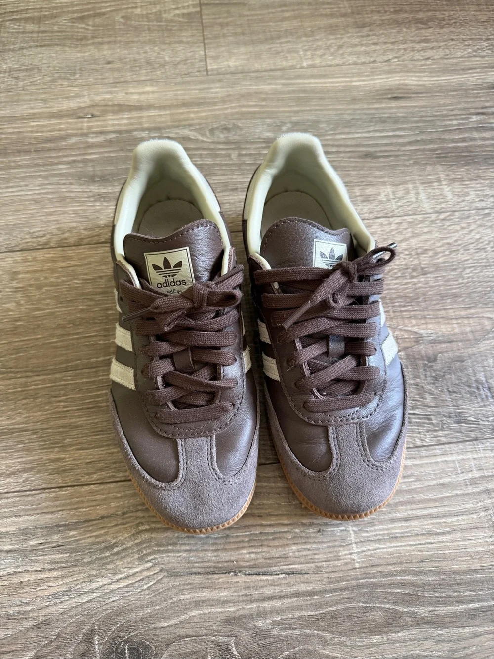 Adidas Samba Sneakers in Brown